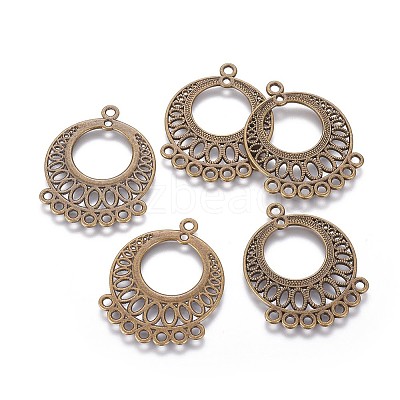 Tibetan Style Connectors TIBEP-EA165Y-AB-FF-1