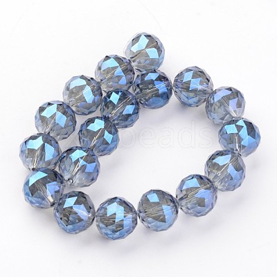 Electroplate Glass Bead Strands EGLA-J140-FR05-16mm-1