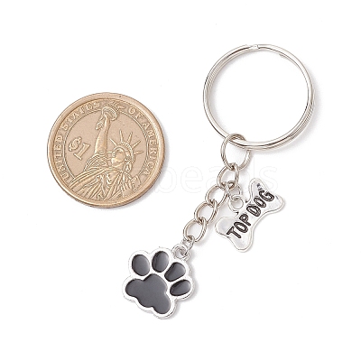 Alloy Enamel Pendants Keychain KEYC-JKC01268-1