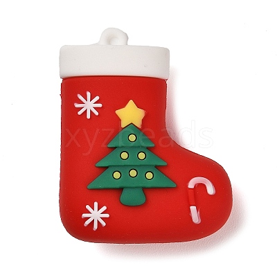 Christmas PVC Plastic Pendants KY-D018-01B-1