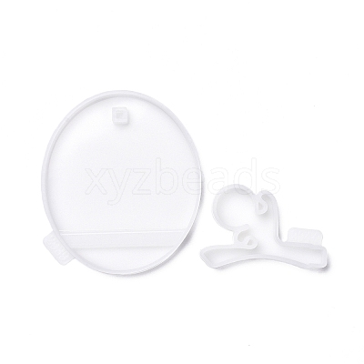 DIY Mobile Phone Holders Silhouette Silicone Statue Mold DIY-I081-11-1