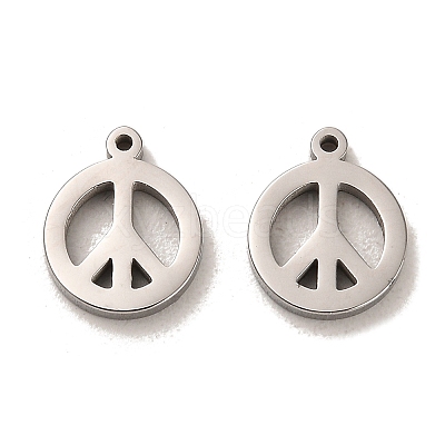 Non-Tarnish 304 Stainless Steel Charms STAS-L022-137P-1
