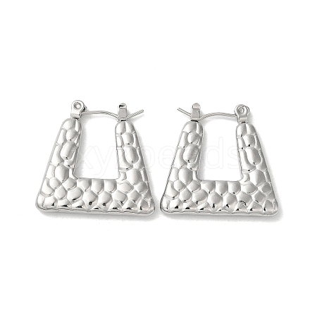 304 Stainless Steel Hoop Earrings for Women EJEW-Z026-27P-1