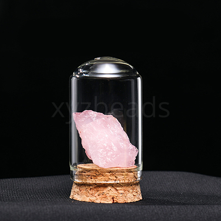 Natural Raw Rose Quartz Display Decoration G-PW0007-070C-1