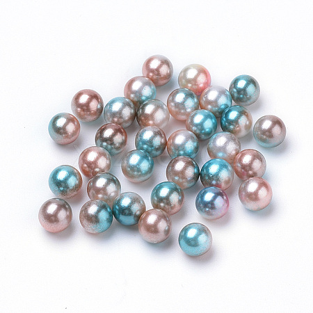 Rainbow Acrylic Imitation Pearl Beads LS-OACR-R065-2.5mm-A09-1