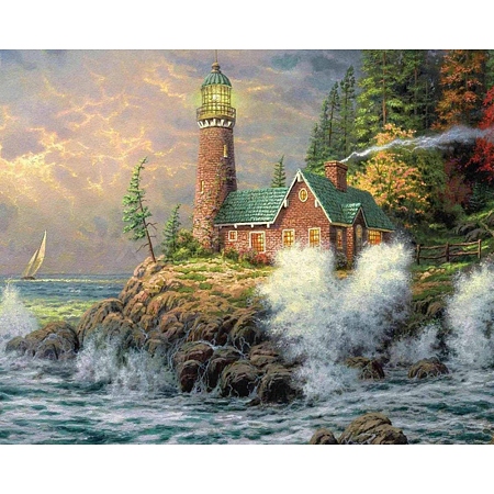 Landscape DIY Diamond Painting Kit PW-WG67E8B-09-1