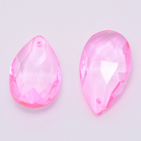 Transparent Glass Pendants LS-GLAA-WH0022-40B-1