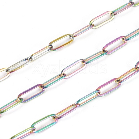 Ion Plating(IP) 304 Stainless Steel Paperclip Chains STAS-K209-07MC-1