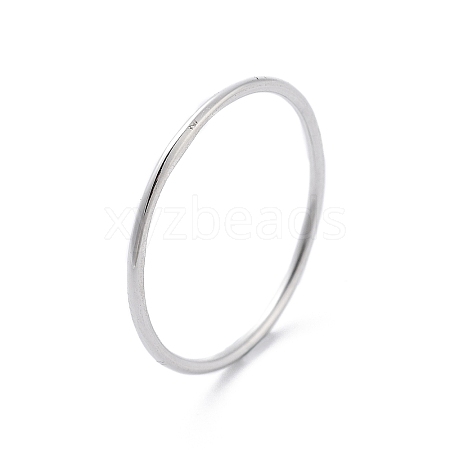 925 Sterling Silver Plain Band Rings For Women RJEW-S006-03S-1