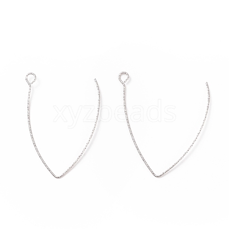 Ion Plating(IP) 316 Stainless Steel Earrings Finding STAS-B025-02P-1