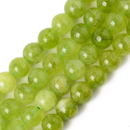 Natural Quartz Beads Strands X-G-R479-8mm-12-1