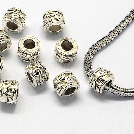 Alloy European Beads PALLOY-S079-118AS-1