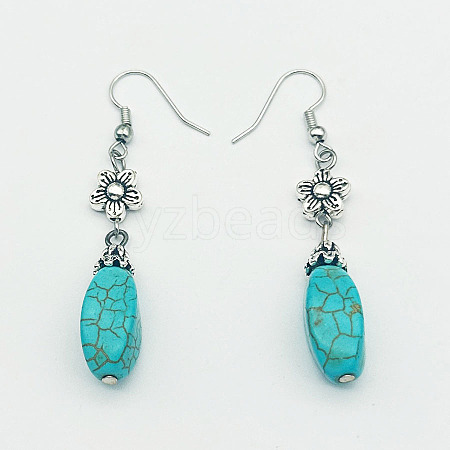 Turquoise Dangle Earrings for Women WG2299-1-1