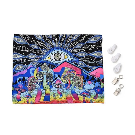 UV Reactive Blacklight Tapestry HJEW-F015-01H-1