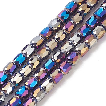 AB Color Plated Glass Beads GLAA-F108-12B-03-1