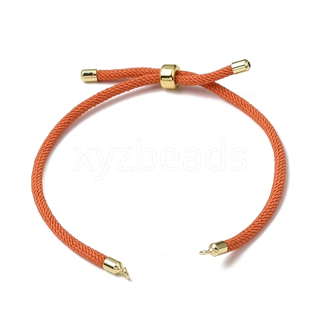3MM Adjustable Round Nylon Braided Cord Bracelet Making FB-CBAA152-04G-28-1
