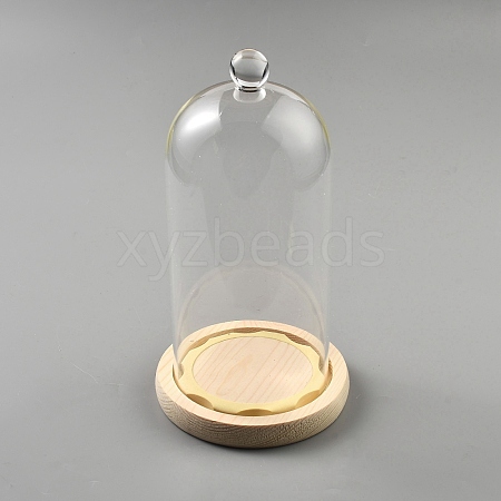 Glass Dome Cover AJEW-WH0348-293B-1