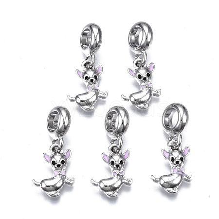 Alloy European Dangle Charms X-MPDL-N039-024-1