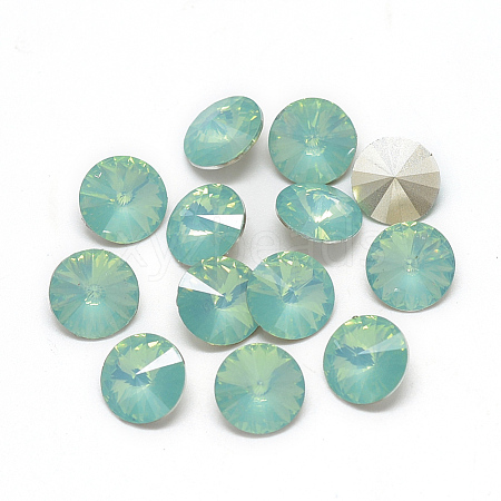 Pointed Back Resin Rhinestone Cabochons RESI-T015-16mm-A20-1