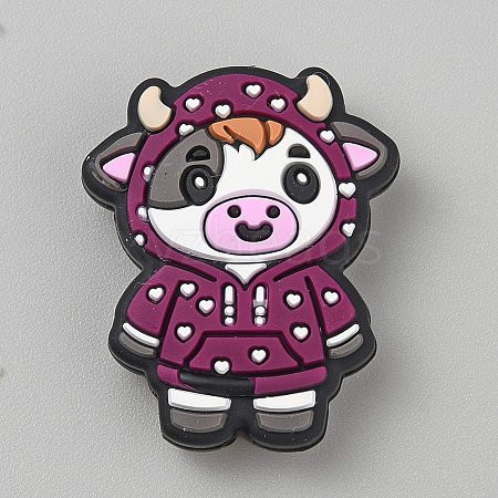 Cattle Silicone Focal Beads SIL-CJC0001-29F-1