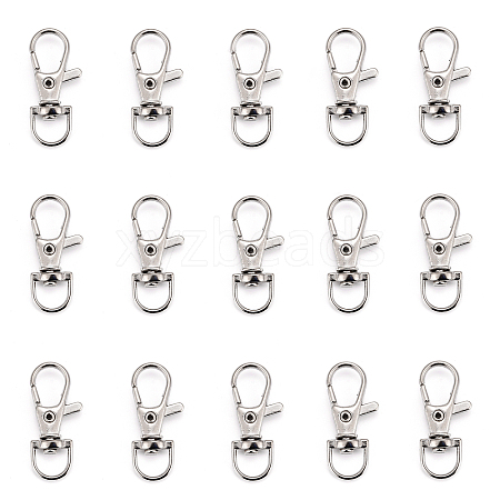 20Pcs Iron Swivel Lobster Claw Clasps IFIN-CJ0001-74-1