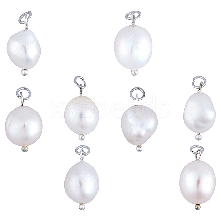 Natural Cultured Freshwater Pearl Pendants PEAR-SC0001-01-1