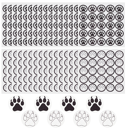 Olycraft 26 Sheets 2 Styles PVC Plastic Waterproof Stickers DIY-OC0004-24C-1