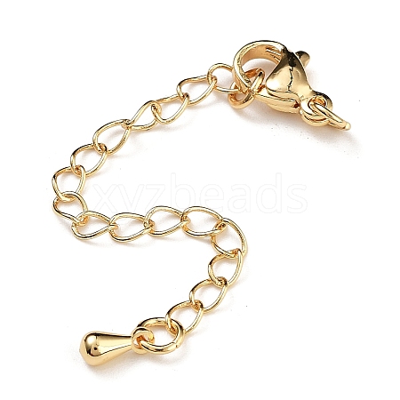 Brass Chain Extender KK-B102-45G-1