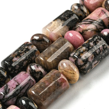 Natural Rhodonite Beads Strands G-M420-C03-02-1