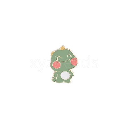 Dinosaur Alloy Enamel Brooches PW-WG0A553-01-1