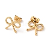 304 Stainless Steel Stud Earrings EJEW-S227-30G-04-2