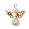 Resin Imitation Pearl Pendants PALLOY-JF02565-02-1