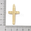 Rack Plating Brass Micro Pave Cubic Zirconia Pendants KK-A224-16G-4