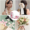 1 Roll Printed Polyester Grosgrain Ribbon SRIB-CY0001-15-5