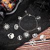 Unicraftale 12Pcs 6 Style 201 Stainless Steel Pendants STAS-UN0020-22P-3