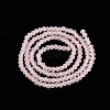 Transparent Glass Beads Strands EGLA-A044-T2mm-MD22-4