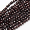 Garnet Round Beads Strands G-O081-02-6mm-2