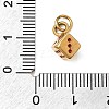 304 Stainless Steel Enamel Pendants STAS-Z179-29G-3