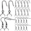 SUNNYCLUE 40Pcs 2 Styles 316 Stainless Steel & 304 Stainless Steel Earring Hooks STAS-SC0008-31-1