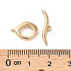 Brass Toggle Clasps KK-P239-04P-4