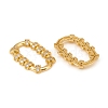 Brass Micro Pave Cubic Zirconia Linking Rings KK-D160-63G-2