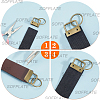 24Pcs 5 Colors Iron Ribbon Ends IFIN-SP0001-41-5