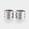 Non-Tarnish 304 Stainless Steel Beads X-STAS-P127-03P-1