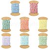8 Rolls 8 Colors 10M Two Tone Cotton Cords OCOR-CJ0004-14-1