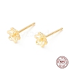 925 Sterling Silver Stud Earring Findings STER-P047-08G-1