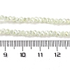 Baking Electroplate Glass Beads Strands DGLA-A039-J4mm-B17-4