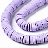 Handmade Polymer Clay Beads Strands X-CLAY-R089-8mm-146-2