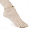 Glass Beads Anklets AJEW-AN00370-5