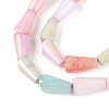 Anti-Tarnish Electroplate Glass Beads Strands GLAA-T025-27M-3