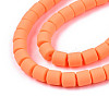 Handmade Polymer Clay Bead Strands X-CLAY-ZX006-01-39-4